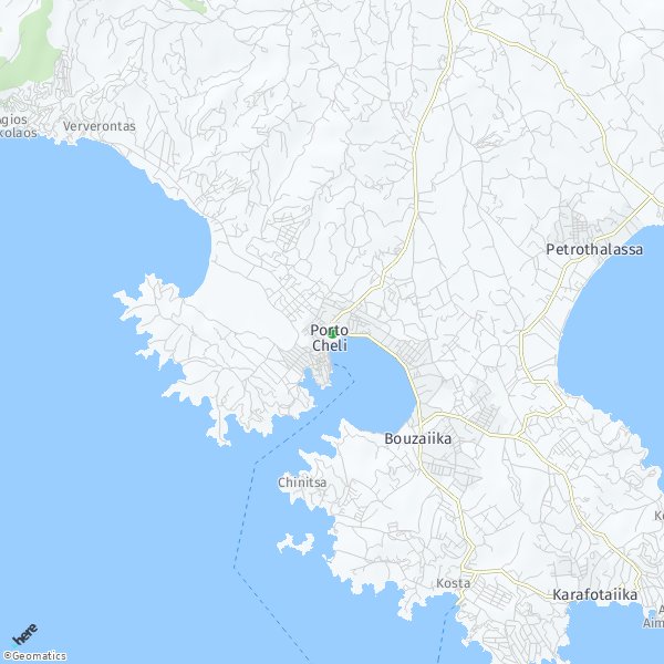 HERE Map of Πόρτο Χέλι, Ελλάδα